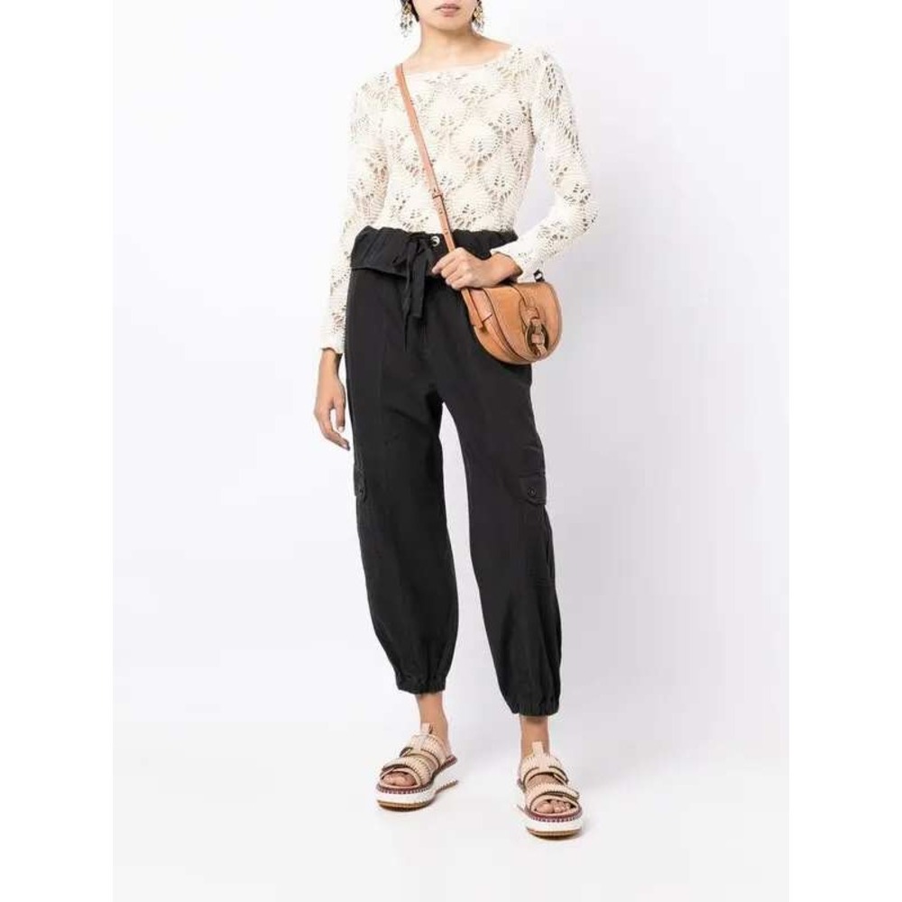 Ulla Johnson Alden‎ Drawstring Peplum Cargo Pant Size 0